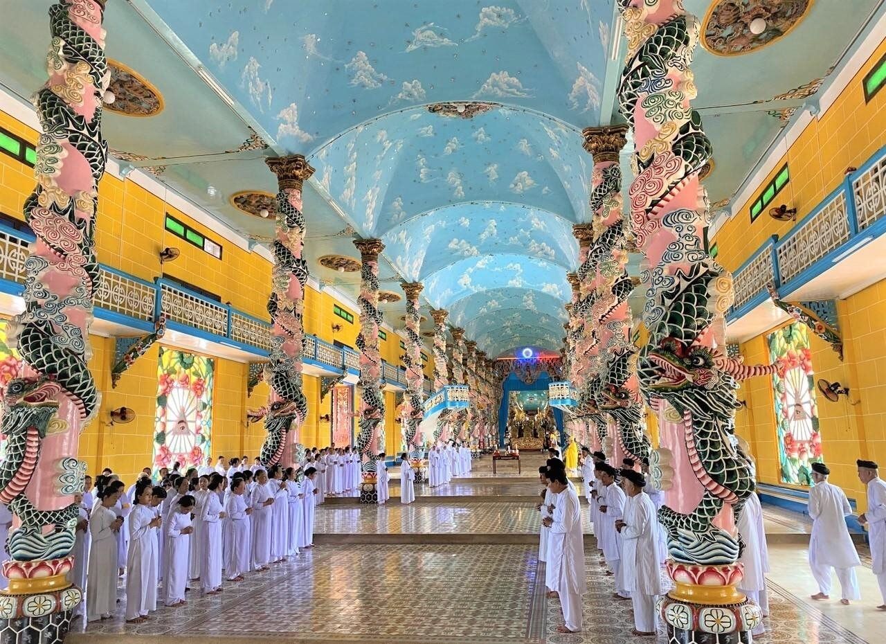 Immerse in Cao Dai Holy See’s vibrant cultural heritage